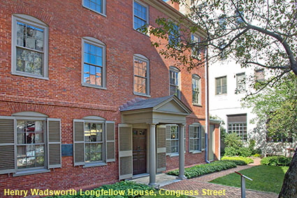 Henry Wadsworth Longfellow House, Congress Street, Portland, ME, USA