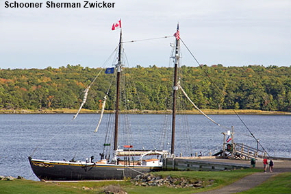 Schooner Sherman Zwicker, Maine Maritime Museum, Bath, ME, US