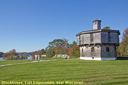 Blockhouse, Fort Edgecombe, near Wiscasset, ME, USA