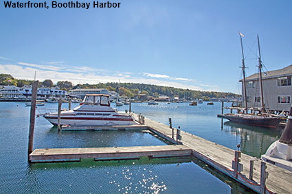 Waterfront, Boothbay Harbor, ME, USA