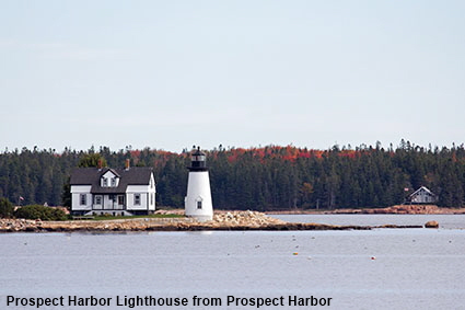 Prospect Harbor Lighthouse from Prospect Harbor , ME, USA