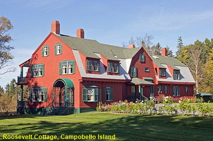 Roosevelt Cottage, Roosevelt Campobello International Park, Campobello Island, New Brunswick, Canada