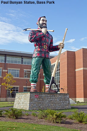 Paul Bunyan Statue, Bass Park, Bangor, ME, USA