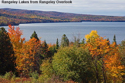 Rangeley Lakes from Rangeley Overlook, ME, USA