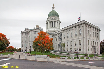 State House, Augusta, ME, USA