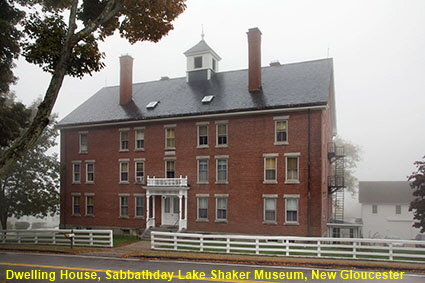 Dwelling House, Sabbathday Lake Shaker Museum, New Gloucester, ME, USA