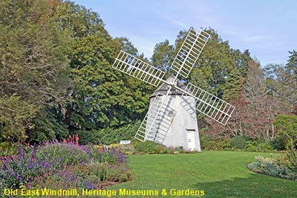 Old East Windmill, Heritage Museums & Gardens, Sandwich, MA, USA