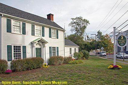 Spire Barn, Sandwich Glass Museum, Sandwich, MA, USA