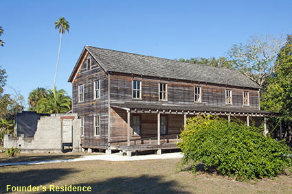 Founder's Residence, Koreshan SHP, Estero, FL, USA  Founder's Residence, Koreshan SHP, Estero, FL, USA