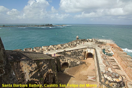 Level 3 Fortifications & Santa Barbara Battery, Castillo San Felipe del Morro, San Juan, PR, USA