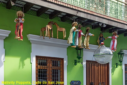 Nativity Puppets, Calle de San Jose, San Juan, PR, USA