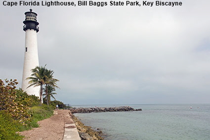 Cape Florida Lighthouse, Bill Baggs SP, Key Biscayne, Miami, FL, USA Cape Florida Lighthouse, Bill Baggs SP, Key Biscayne, Miami, FL, USA