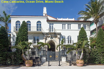 Casa Casuarina, Ocean Drive, Miami Beach, Miami, FL, USA Casa Casuarina, Ocean Drive, Miami Beach, Miami, FL, USA