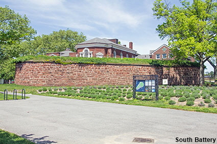 South Battery, Governors Island, New York, NY, USA