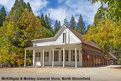 McKilligan & Mobley General Store, North Bloomfield ghost town, Malakoff Diggins State Park, CA, USA