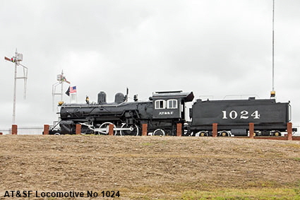 AT&SF Locomotive No 1024, La Junta, CO, USA AT&SF Locomotive No 1024, La Junta, CO, USA