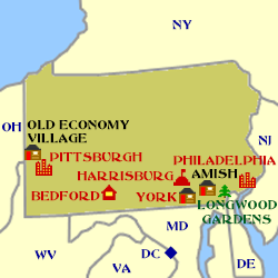 Pennsylvania Minimap